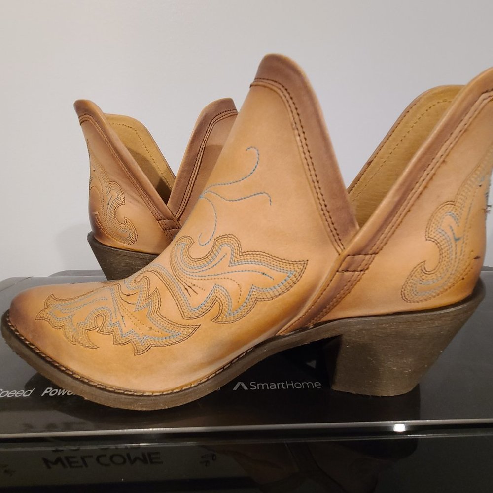 Handcrafted Corral Booties